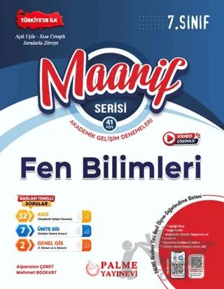 7. Sınıf Maarif Fen Bilimleri Akademik Gelişim Denemeleri (41 Fasikül)