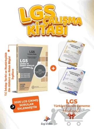 2027 MEB LGS Sözel İnkılap Tarihi Atatürkçülük, Din Kültürü ve Ahlak Bilgisi, İngilizce Çalışma Kitabı Çıkmış Sorular ve Örnek Sorular - LGS TG Deneme Hediyeli