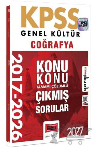 2027 KPSS Genel Kültür Coğrafya Konu Konu Tamamı Çözümlü 10 Yıl Çıkmış Sorular