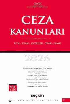 Libra Mevzuat DizisiCeza Kanunları (TCK – CMK – CGTİHK – TMK – KMK) / LMD–9 – Mutlu Dinç, Çilem Bahadır – Seçkin Yayıncılık kitap kapağı