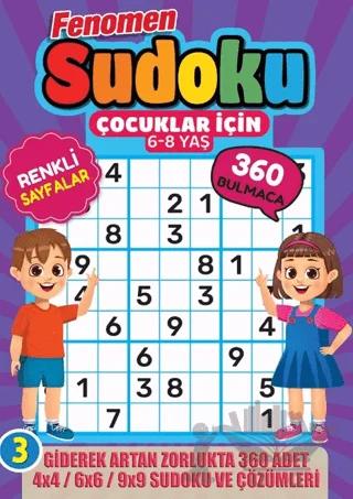 Fenomen Çocuklar için Sudoku – Kolektif – Maxi Yayıncılık kitap kapağı