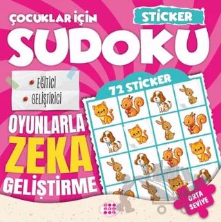 Çocuklar için Sudoku - Sticker Hediyeli Orta Seviye 1