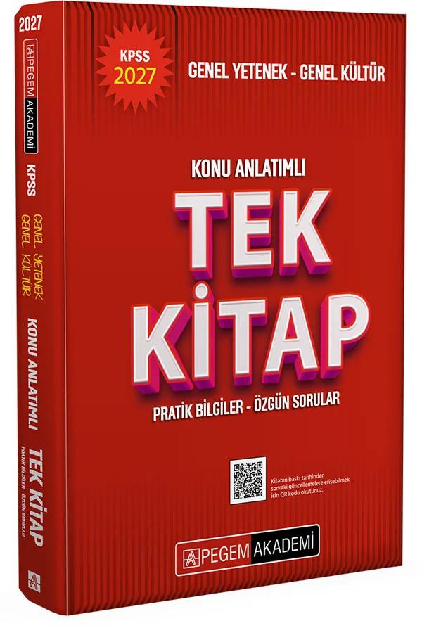 2027 KPSS Genel Yetenek Genel Kültür Konu Anlatımlı Tek Kitap