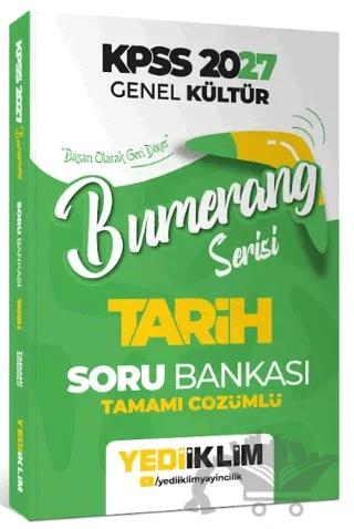 2027 KPSS Genel Kültür Bumerang Serisi Tarih Tamamı Çözümlü Soru Bankası