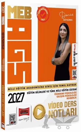 2027 MEB AGS Eğitim Bilimleri ve Türk Milli Eğitim Sistemi Video Ders Notları