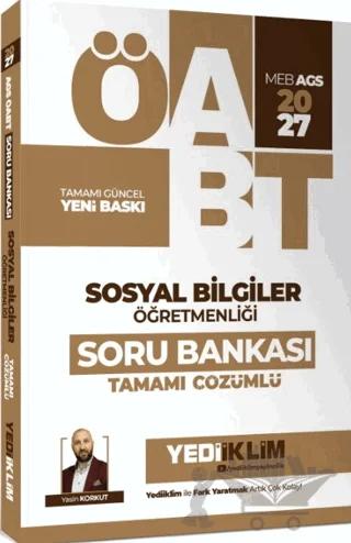 2027 MEB AGS ÖABT Sosyal Bilgiler Öğretmenliği Tamamı Çözümlü Soru Bankası