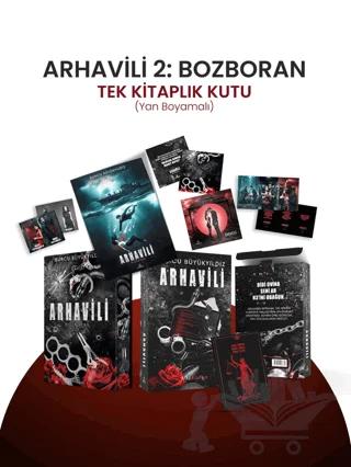 Arhavili 2: Bozboran - Tek Kitaplık Kutu Yan Boyamalı – Burcu Büyükyıldız – Ephesus Yayınları kitap kapağı