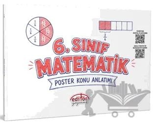 6. Sınıf Matematik Poster Konu Anlatımlı – Kolektif – Editör Yayınevi kitap kapağı