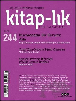 Kitap-lık Dergisi Sayı: 244 Ekim - Aralık 2026
