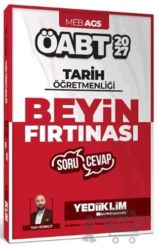 2027 MEB AGS ÖABT Tarih Öğretmenliği Beyin Fırtınası Soru Cevap