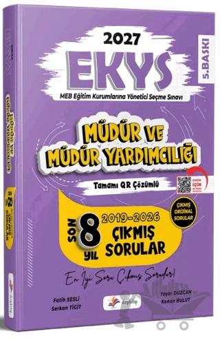 2027 MEB EKYS Müdür ve Müdür Yardımcılığı Tamamı QR Çözümlü Son 8 Yıl Çıkmış Sorular – Fatih Sesli, Serkan Tigit, Yaşar Düzcan, Kenan Bulut – Dizgi Kitap kitap kapağı