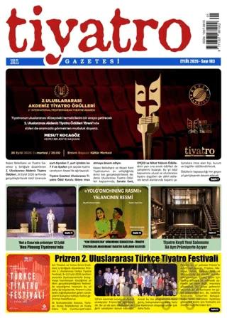 Tiyatro Gazetesi Sayı: 183 Eylül 2026