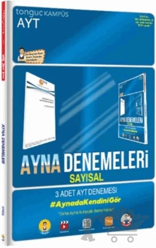 AYT Ayna Denemeleri - Sayısal – Kolektif – Tonguç Akademi kitap kapağı