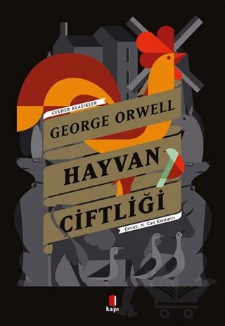 Hayvan Çiftliği – George Orwell – Kapı Yayınları kitap kapağı