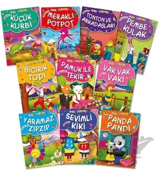 Mini Masallar 1 - 10 Kitap Takım – Müjgan Şeyhi – Timaş Çocuk kitap kapağı