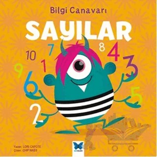 Bilgi Canavarı: Sayılar – Lori Capote – Mavi Kelebek Yayınları kitap kapağı
