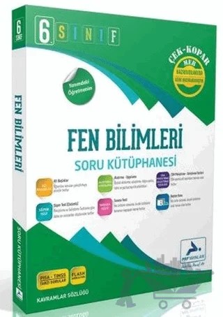 6. Sınıf Fen Bilimleri Soru Kütüphanesi – Kolektif – Paraf Yayınları kitap kapağı