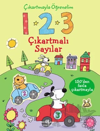 Çıkartmayla Öğrenelim 1-2-3: Çıkartmalı Sayılar – Stacey Lamb – İş Bankası Kültür Yayınları kitap kapağı