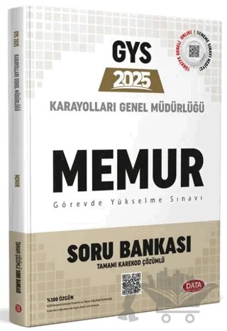 Karayolları Genel Müdürlüğü Memur GYS Soru Bankası – Kollektif – Data Yayınları kitap kapağı