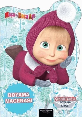 Maşa İle Koca Ayı - Özel Kesim Boyama Macerası – Kolektif – Doğan Egmont Yayıncılık kitap kapağı