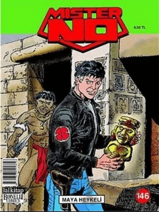 Mister No Sayı: 146 Maya Heykeli – Lal Kitap kitap kapağı