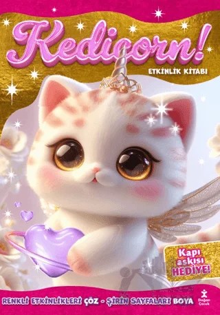 Kedicorn - Parıltılı Etkinlikler Kitabı – Kolektif – Doğan Çocuk kitap kapağı