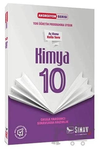 10. Sınıf Kimya Akordiyon Serisi – Kolektif – Sınav Yayınları kitap kapağı