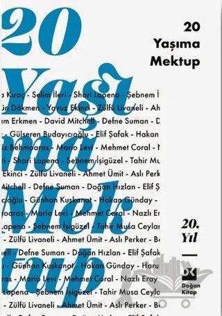 20 Yaşıma Mektup – Kolektif – Doğan Kitap kitap kapağı
