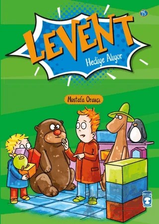 Levent Hediye Alıyor - Levent İlk Okuma Kitaplarım 2 – Mustafa Orakçı – Timaş Çocuk kitap kapağı