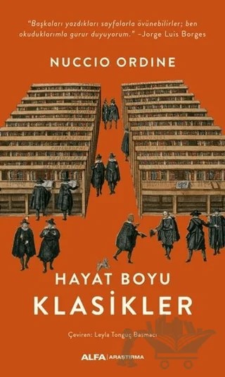 Hayat Boyu Klasikler – Nuccio Ordine – Alfa Yayınları kitap kapağı