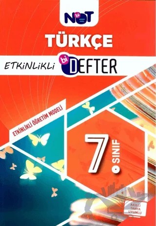 7. Sınıf Türkçe Etkinlikli Bi Defter – Kolektif – Bi Not Yayınları kitap kapağı