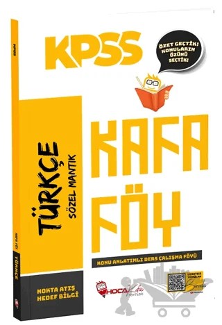 KPSS Türkçe Konu Anlatımlı Kafa Föy – Kolektif – Hoca Kafası Yayınları kitap kapağı