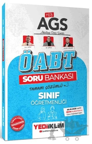 MEB AGS Sınıf Öğretmenliği Soru Bankası – Can Köni, Ali Birol, Nedim Bekar – Yediiklim Yayınları kitap kapağı