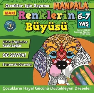 Renklerin Büyüsü Sayı: 2022/2 Temmuz Ağustos Eylül Ekim – Maxi Yayıncılık kitap kapağı