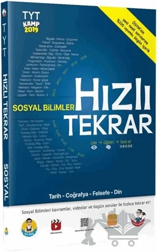 TYT Sosyal Bilimler Hızlı Tekrar - Tarih Coğrafya Felsefe Din – Kolektif – Tonguç Akademi kitap kapağı