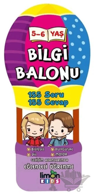 Bilgi Balonu (5 - 6 Yaş) – Kolektif – limonKIDS kitap kapağı