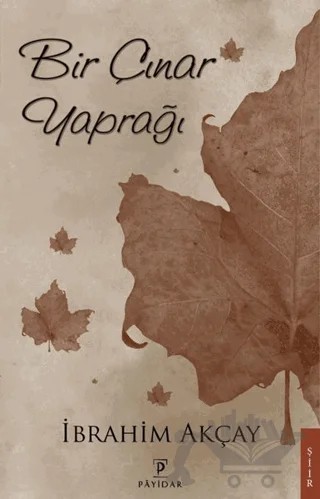 Bir Çınar Yaprağı – İbrahim Akçay – Payidar Yayınevi kitap kapağı