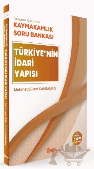 Kaymakamlık Soru Bankası Türkiye'nin İdari Yapısı – Mehmet Bülent Kahraman – Temsil Kitap kitap kapağı