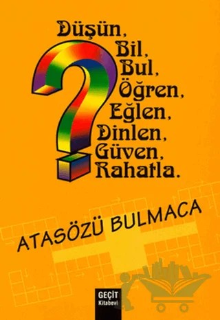 Atasözü Bulmaca – Kolektif – Geçit Kitabevi kitap kapağı