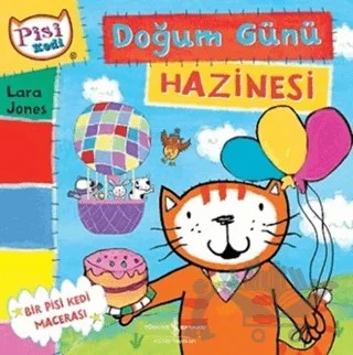 Pisi Kedi : Doğum Günü Hazinesi – Lara Jones – İş Bankası Kültür Yayınları kitap kapağı