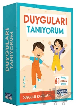 Duyguları Tanıyorum - Duygulu Kartlar 1 – Kolektif – Çamlıca Çocuk Yayınları kitap kapağı
