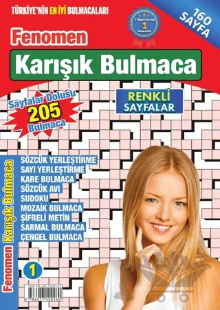 Fenomen Karışık Bulmaca 1 – Kolektif – Maxi Yayıncılık kitap kapağı