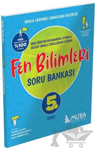 5. Sınıf Fen Bilimleri Soru Bankası – Ferhat Yıldız, Nilda Boyacıoğlu Şirin, Şirin Demircan – Muba Yayınları kitap kapağı