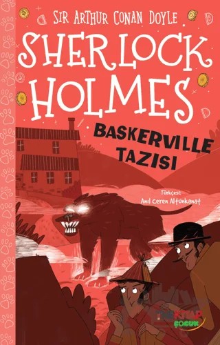 Sherlock Holmes - Baskerville Tazısı – Sir Arthur Conan Doyle – The Kitap Çocuk kitap kapağı