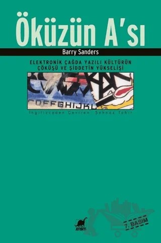 Öküzün A’sı – Barry Sanders – Ayrıntı Yayınları kitap kapağı