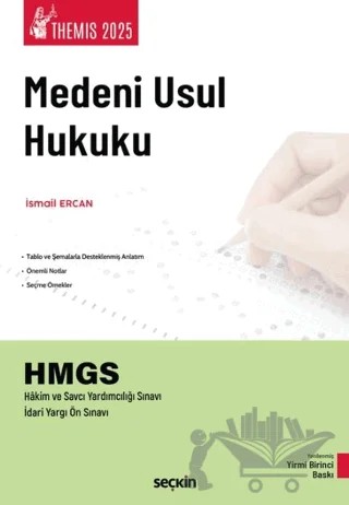 THEMIS – Medeni Usul Hukuku Konu Kitabı – İsmail Ercan – Seçkin Yayıncılık kitap kapağı