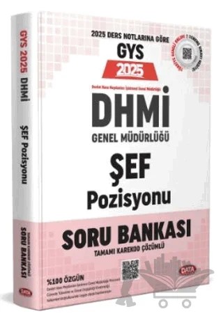 DHMİ Genel Müdürlüğü Şef Pozisyonu GYS Soru Bankası – Kolektif – Data Yayınları kitap kapağı