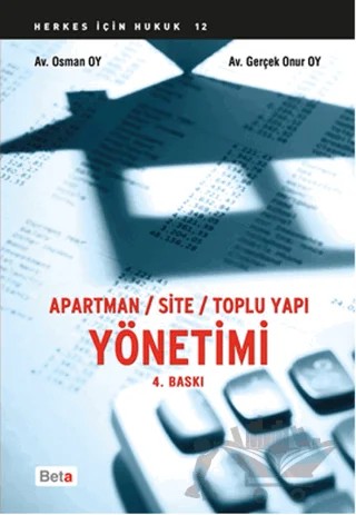 Apartman - Site - Toplu Yapı Yönetimi – Gerçek Onur Oy, Osman Oy – Beta Yayınevi kitap kapağı