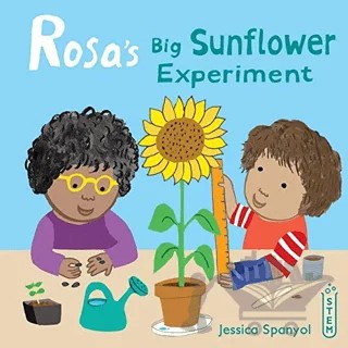 Rosa's Big Sunflower Experiment – Jessica Spanyol – Child's Play kitap kapağı