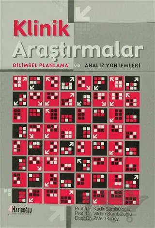 Klinik Araştırmalar – Kadir Sümbüloğlu, Vildan Sümbüloğlu, Zafer Güney – Hatiboğlu Yayınları kitap kapağı